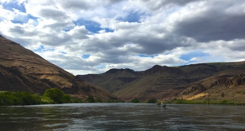 A dramatic sky, precursor to an afternoon thundershower.